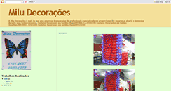 Desktop Screenshot of miludecoracoes.blogspot.com