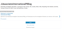 Tablet Screenshot of jjassociatesinternationalpiblog.blogspot.com
