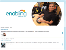 Tablet Screenshot of enablingdevices.blogspot.com