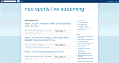 Desktop Screenshot of neosportslive-streaming.blogspot.com