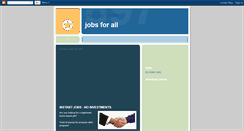 Desktop Screenshot of instantjobs.blogspot.com