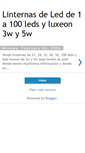 Mobile Screenshot of linternas-led.blogspot.com