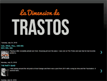 Tablet Screenshot of ladimensiondetrastos.blogspot.com