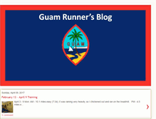 Tablet Screenshot of guam-runner.blogspot.com