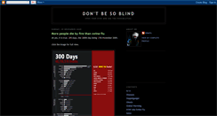 Desktop Screenshot of dontbesoblind.blogspot.com