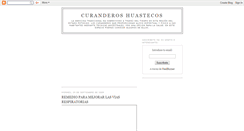 Desktop Screenshot of curanderos-huastecos.blogspot.com