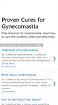 Mobile Screenshot of cures-for-gynecomastia.blogspot.com