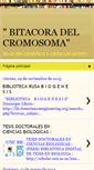 Mobile Screenshot of bitacoradelcromosoma.blogspot.com