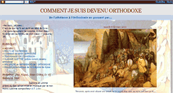 Desktop Screenshot of devenir-orthodoxe.blogspot.com