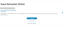 Tablet Screenshot of mediakonsumen.blogspot.com