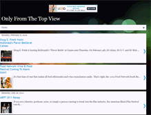 Tablet Screenshot of onlyfromthetopview.blogspot.com