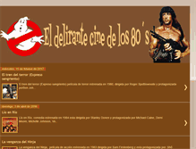 Tablet Screenshot of eldelirantecinedelos80.blogspot.com