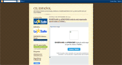 Desktop Screenshot of espagnol-cil-2008-2009.blogspot.com