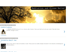 Tablet Screenshot of meditationandstressrelief.blogspot.com