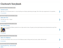 Tablet Screenshot of clockworkstorybook.blogspot.com