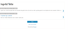 Tablet Screenshot of ingvildtelle.blogspot.com