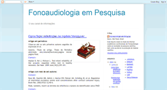 Desktop Screenshot of fonoempesquisa.blogspot.com