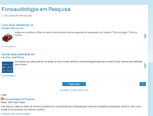 Tablet Screenshot of fonoempesquisa.blogspot.com