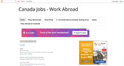 Desktop Screenshot of canada-jobbank.blogspot.com