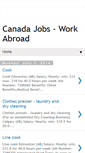 Mobile Screenshot of canada-jobbank.blogspot.com
