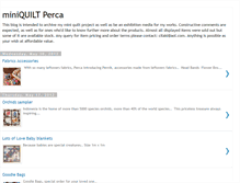 Tablet Screenshot of miniquilt-perca.blogspot.com