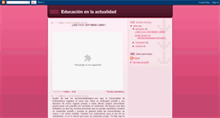 Desktop Screenshot of educacionenlaactualidad-psique.blogspot.com