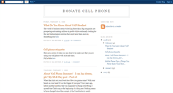 Desktop Screenshot of donate-cell-phone.blogspot.com