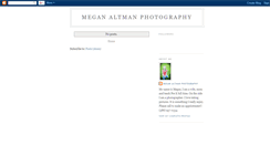 Desktop Screenshot of meganaltmanphotography.blogspot.com