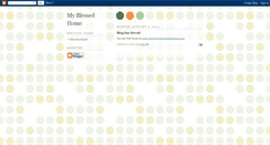 Desktop Screenshot of myblessedhome.blogspot.com