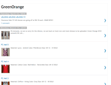 Tablet Screenshot of greenorange-go.blogspot.com