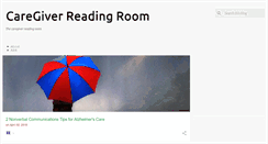 Desktop Screenshot of caregiverreadingroom.blogspot.com