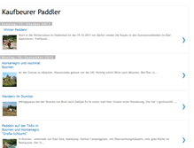 Tablet Screenshot of kaufbeurerpaddler.blogspot.com