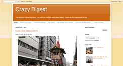 Desktop Screenshot of crazydigest.blogspot.com