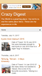 Mobile Screenshot of crazydigest.blogspot.com