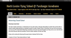 Desktop Screenshot of northlondonflyingschool.blogspot.com