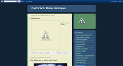 Desktop Screenshot of confrariaafonsohenriques.blogspot.com