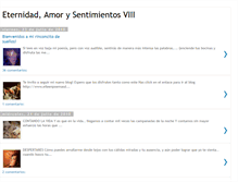 Tablet Screenshot of eternidadamorysentimientosviii.blogspot.com