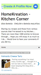 Mobile Screenshot of homekreation-recipes.blogspot.com