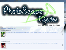 Tablet Screenshot of efeitoscape1.blogspot.com