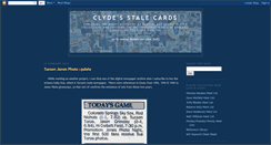 Desktop Screenshot of clydes-stalecards.blogspot.com