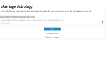 Tablet Screenshot of marriage-astrology.blogspot.com