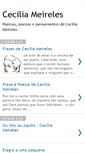 Mobile Screenshot of meirelescecilia.blogspot.com