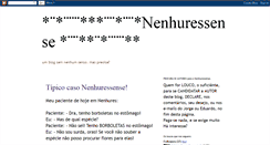 Desktop Screenshot of nenhuressense.blogspot.com