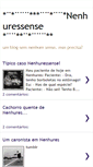 Mobile Screenshot of nenhuressense.blogspot.com