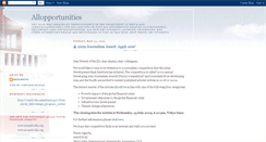 Desktop Screenshot of allopportunities.blogspot.com