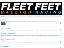 Tablet Screenshot of fleetfeetraleighracing.blogspot.com