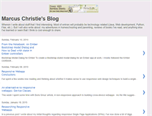 Tablet Screenshot of marcus-christie.blogspot.com