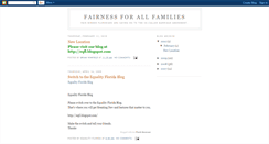 Desktop Screenshot of floridafairness.blogspot.com