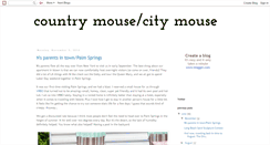 Desktop Screenshot of citycountrymouse.blogspot.com