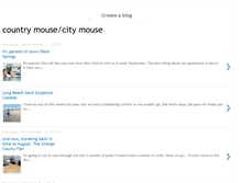 Tablet Screenshot of citycountrymouse.blogspot.com